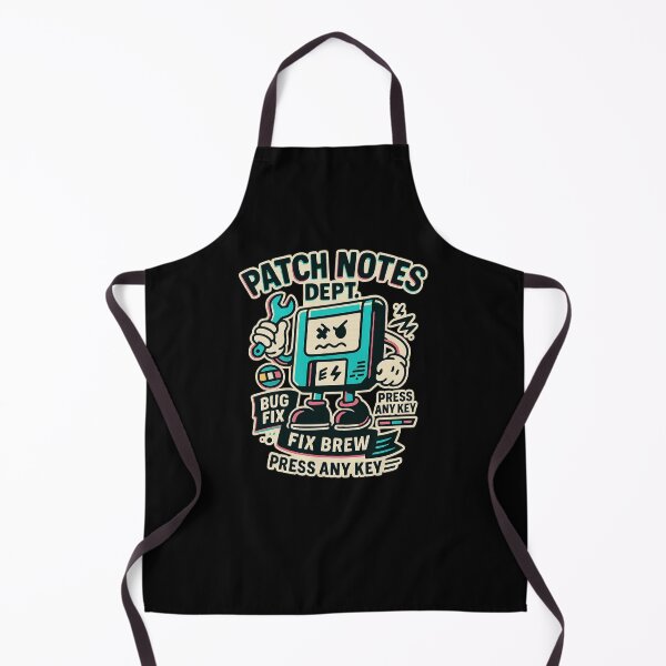 Item preview, Patch Notes Dept — Bug Fix Brew • Press Any Key designed and sold by BeetleDots.