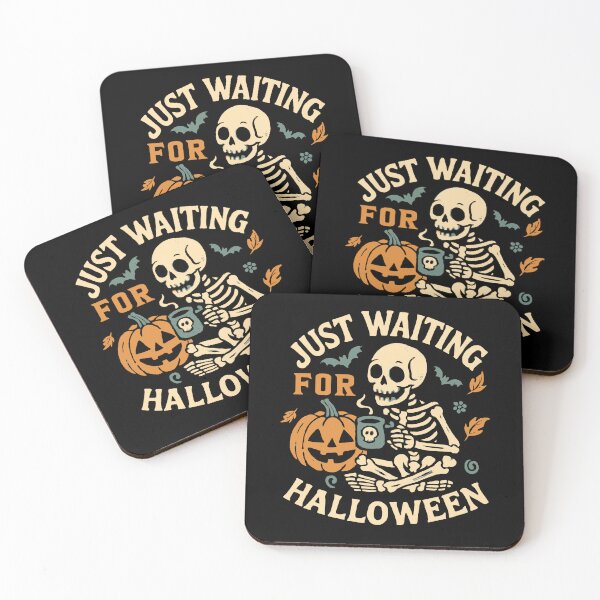 Item preview, Just Waiting for Halloween Funny Spooky Season designed and sold by tmerchtrends.