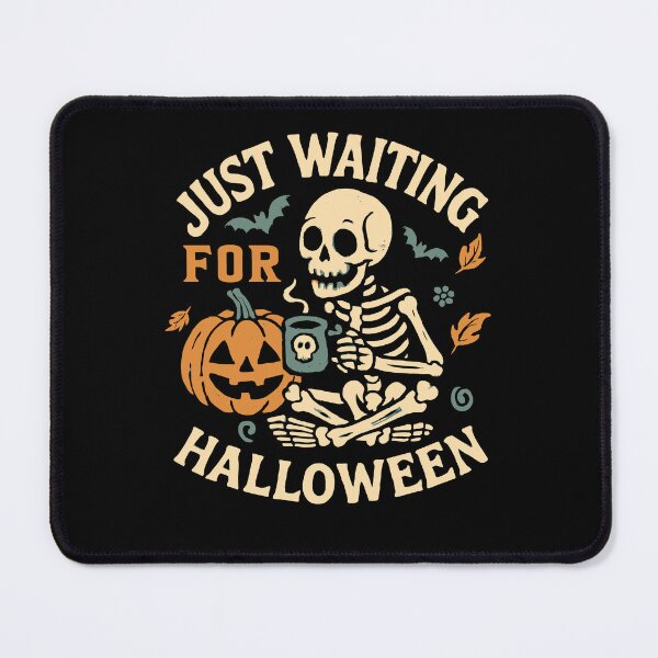 Item preview, Just Waiting for Halloween Funny Spooky Season designed and sold by tmerchtrends.