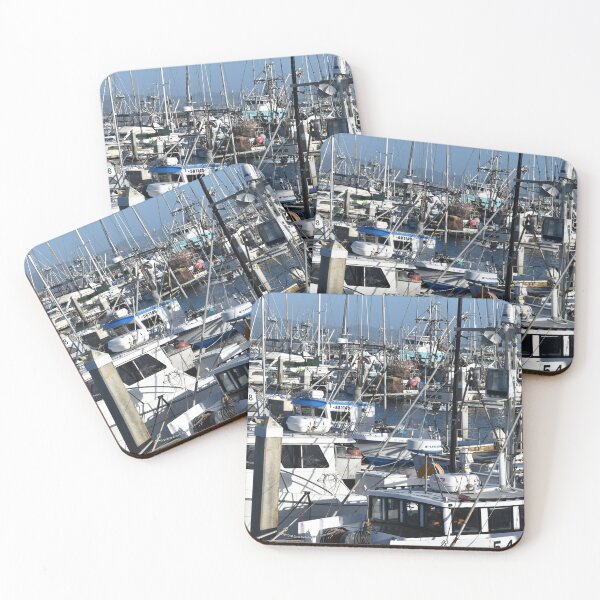 Item preview, Boats in Half Moon Bay, California designed and sold by Igor Pozdnyakov.
