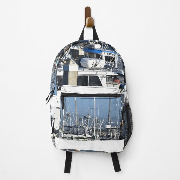 Item preview, Boats in Half Moon Bay, California designed and sold by Igor Pozdnyakov.