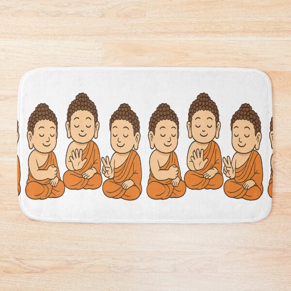Item preview, Buddha monks rock paper scissors designed and sold by JamesDunican.