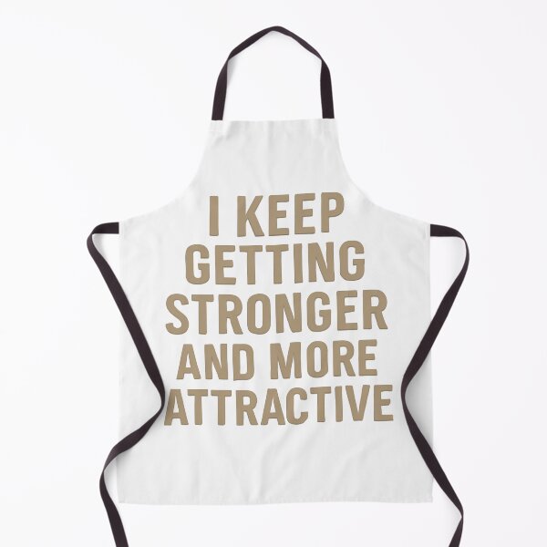 Item preview, Stronger and Better Looking - Gym Motivation designed and sold by FlexAndBrew.