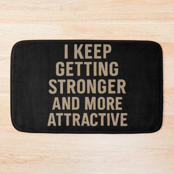 Item preview, Stronger and Better Looking - Gym Motivation designed and sold by FlexAndBrew.