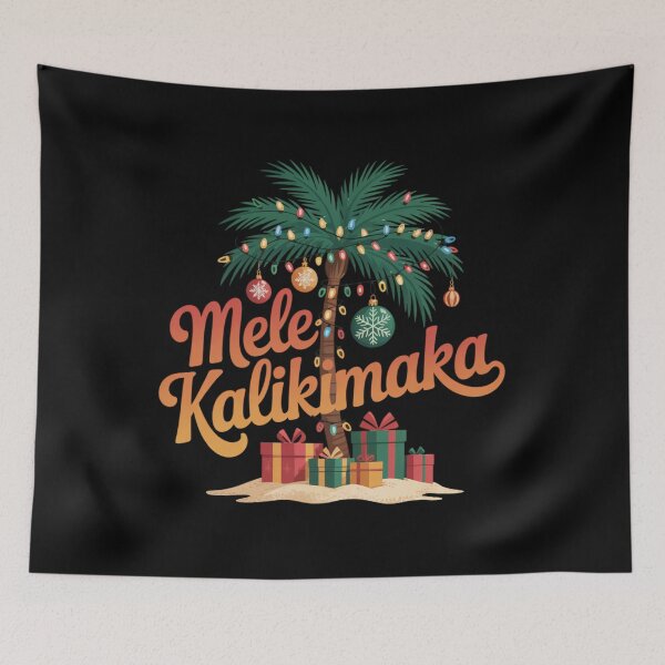 Item preview, Cute Kawaii Mele Kalikimaka Palm Tree Christmas  T-Shirt  designed and sold by podlook.