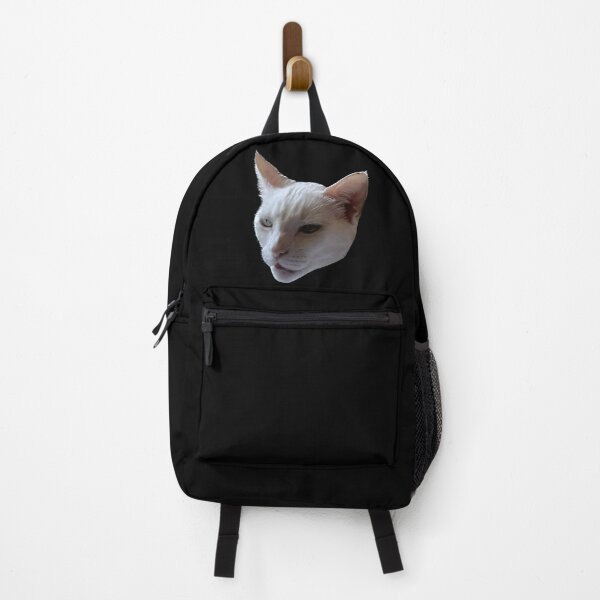 Item preview, Annoyed White Cat Meme designed and sold by PhunkyPhunnys.