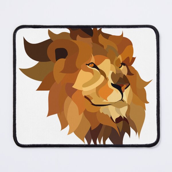 Item preview, Golden Lion Lion Lovers Big Cat Lovers Lion Face Gold Lion Face designed and sold by UrbanStitchCreations.
