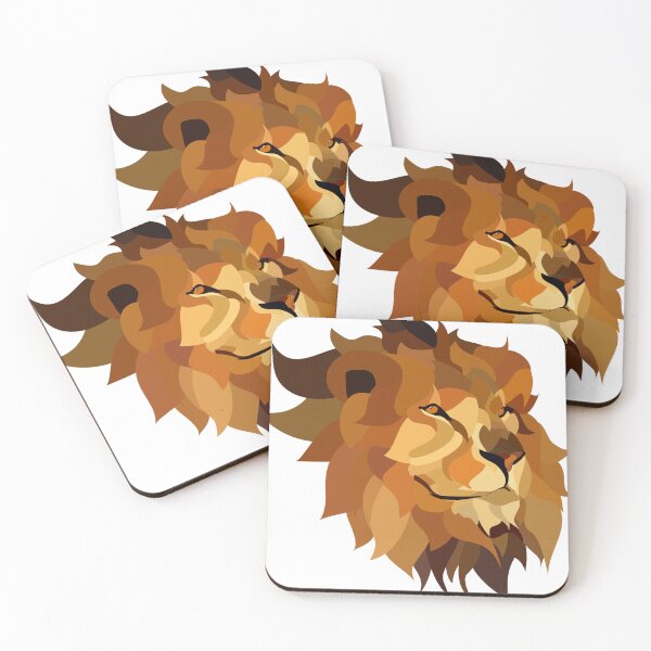Item preview, Golden Lion Lion Lovers Big Cat Lovers Lion Face Gold Lion Face designed and sold by UrbanStitchCreations.