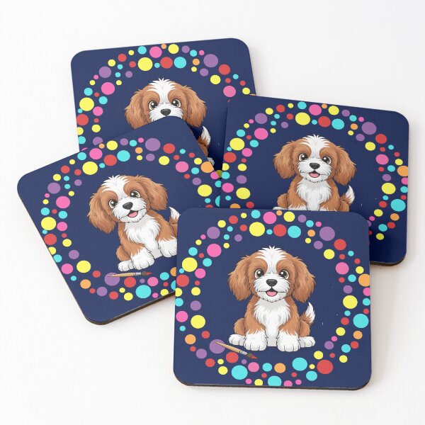 Item preview, Celebrate Dot Day with My Cavoodle  – Colorful Dog Art designed and sold by The Real Life Symphony.