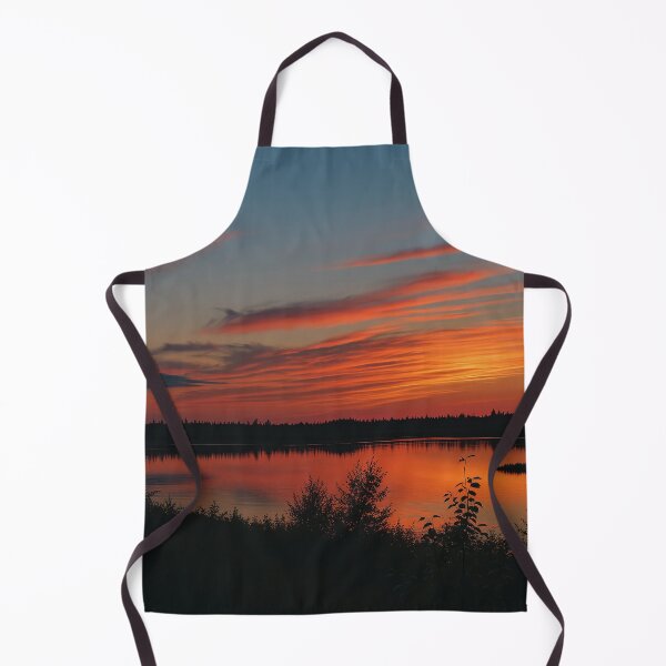 Item preview, Golden Prairie Sunset Over Still Lake designed and sold by TrailThrottleCo.