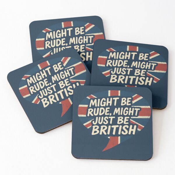 Item preview, Might Be Rude, Might Just Be British designed and sold by FlexAndBrew.