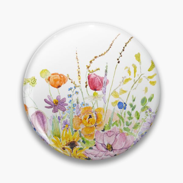 Item preview, hand painted watercolour a bag of summer flowers  designed and sold by SelenePaintings .