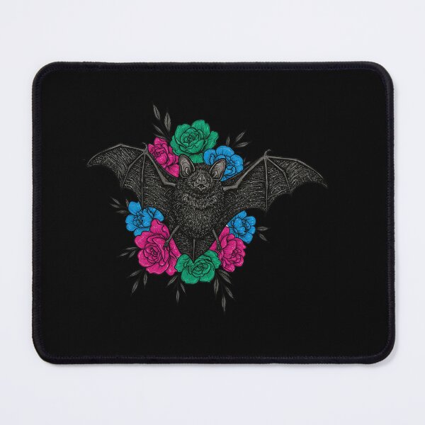 Item preview,  Colorful Floral Bat  designed and sold by TeeARTHY.