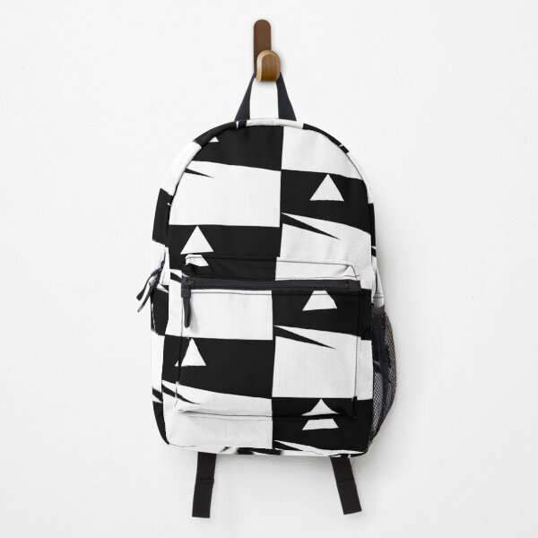 Item preview, white geometrical triangle and broken rectangle designed and sold by strokes and splashes.