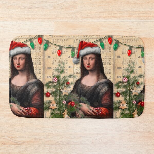 Item preview, Christmas Mona Lisa da Vinci Funny xmas  designed and sold by missdebi27.