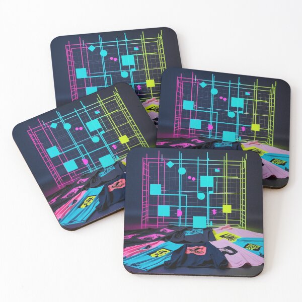 Item preview, Y2K Neon Digital Grids designed and sold by ManyAdvisors.
