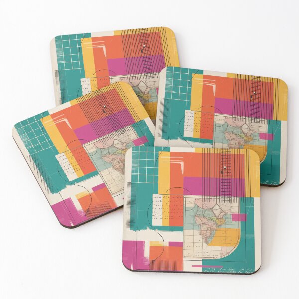 Item preview, Abstract Art Map designed and sold by Ketique.