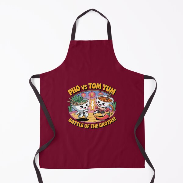 Item preview, Asian Noodle Fight - Pho VS Tom Yum - Funny designed and sold by Danh Style.
