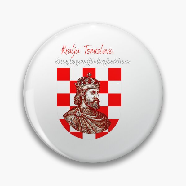 Item preview, Hrvatski kralj Tomislav - Rex Croatorum - MPT Thompson - Hrvatska - Tomislav king of Croatia - Bog i Hrvati designed and sold by SLAVIC WORLD.