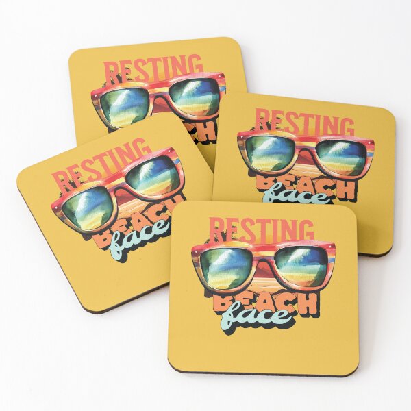 Item preview, Resting Beach Face Funny Sunset Shades Beach Vibes Retro Vacation Design designed and sold by LuxeGraphix.