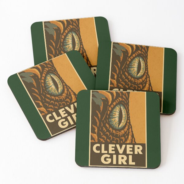 Item preview, Clever Girl designed and sold by Broken Antler Designs .