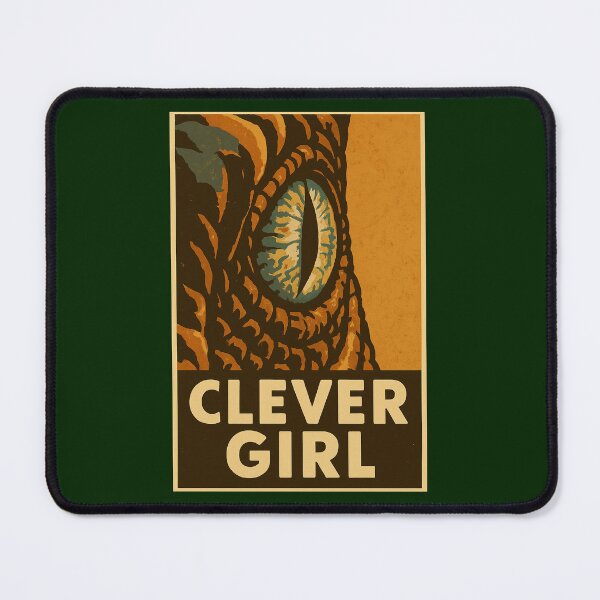 Item preview, Clever Girl designed and sold by Broken Antler Designs .
