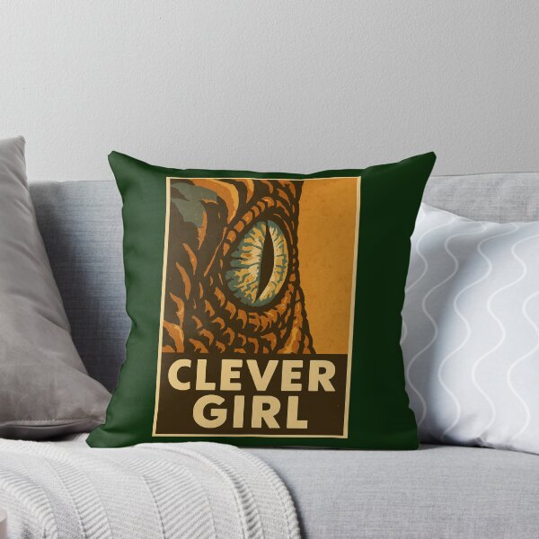 Item preview, Clever Girl designed and sold by Broken Antler Designs .