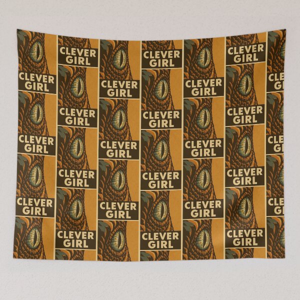 Item preview, Clever Girl designed and sold by Broken Antler Designs .