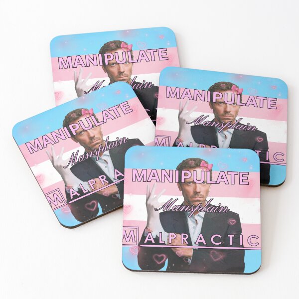 Item preview, House M.D. Manipulate Mansplain Malpratice Trans Flag designed and sold by Mini-Flags.