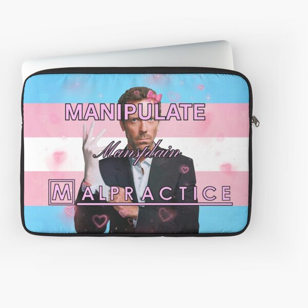 Item preview, House M.D. Manipulate Mansplain Malpratice Trans Flag designed and sold by Mini-Flags.