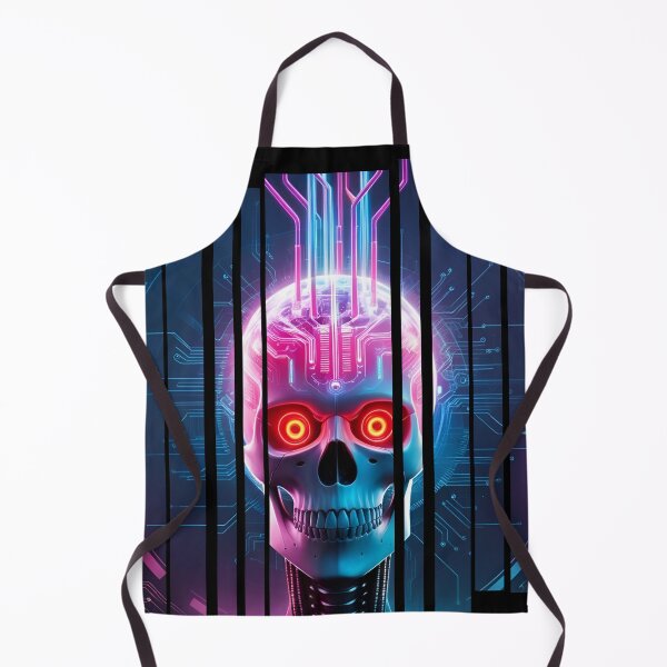 Item preview, Cybernetic skull with data streams 1 designed and sold by Neon G.