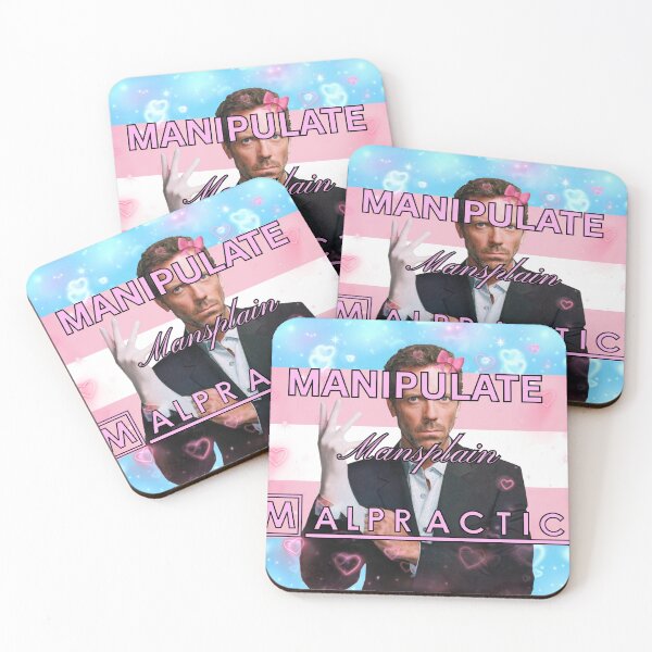 Item preview, House M.D. Manipulate Mansplain Malpratice Hearts Trans Flag designed and sold by Mini-Flags.