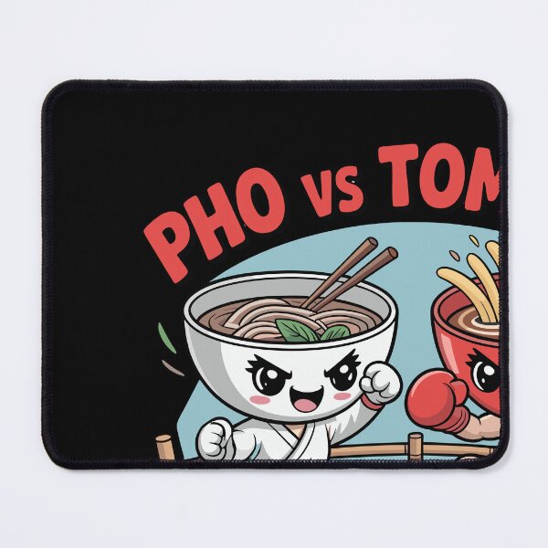 Item preview, Asian Noodle Fight - Pho VS Tom Yum - Funny designed and sold by Danh Style.