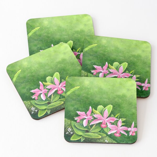 Item preview, Pink Cattleya Orchid designed and sold by Alison Brennan.