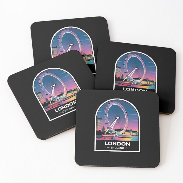 Item preview, London England Travel Sticker designed and sold by TulipaGraphics.