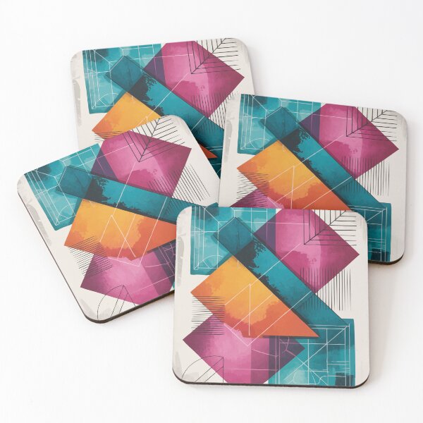 Item preview, Abstract Squares  designed and sold by Ketique.