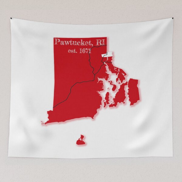Item preview, Pawtucket, RI [Red] designed and sold by PhilbonianDezin.
