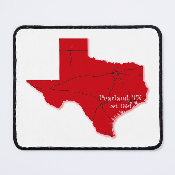 Item preview, Pearland, TX [Red] designed and sold by PhilbonianDezin.