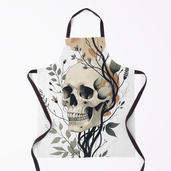 Item preview, Botanical Skull – Life & Decay Art Print designed and sold by Skaduveldt.