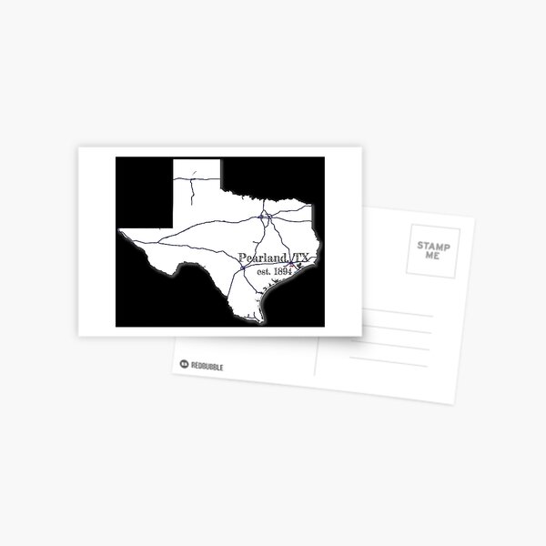 Item preview, Pearland, TX [White] designed and sold by PhilbonianDezin.