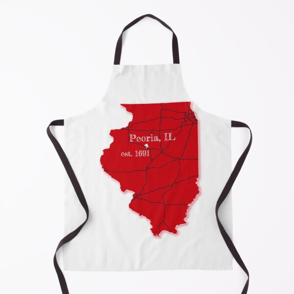 Item preview, Peoria, IL [Red] designed and sold by PhilbonianDezin.