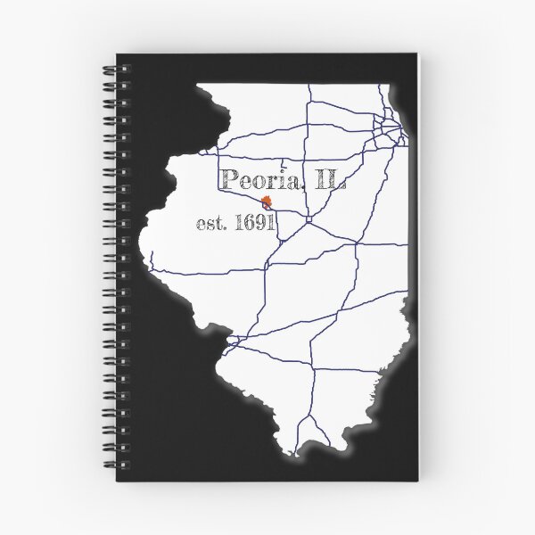 Item preview, Peoria, IL [White] designed and sold by PhilbonianDezin.