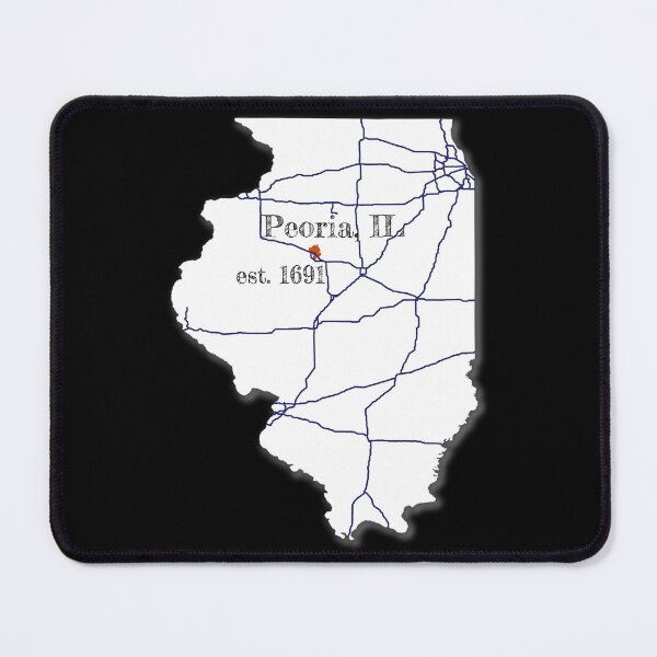 Item preview, Peoria, IL [White] designed and sold by PhilbonianDezin.