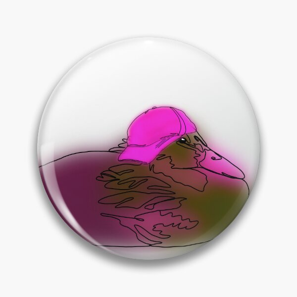 Item preview, Strawberry Duck in Backwards Ball Cap – animalzinhats designed and sold by Ashley’sAnimalz.