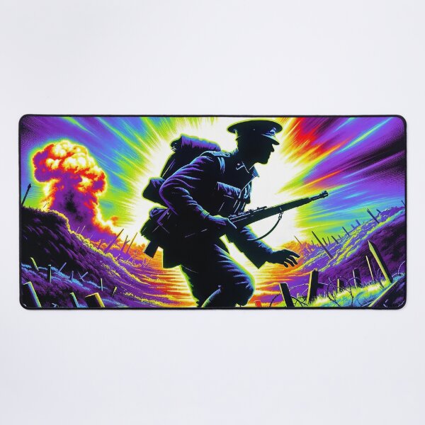 Item preview, No Man's Land / WWI Soldier Poster designed and sold by TomSmithPhotos.