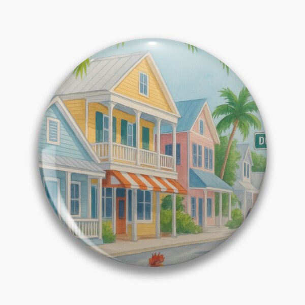 Artikelvorschau, Key West Reiseaufkleber und Reiseplakatdesign entworfen und verkauft von SusannesArtShop.