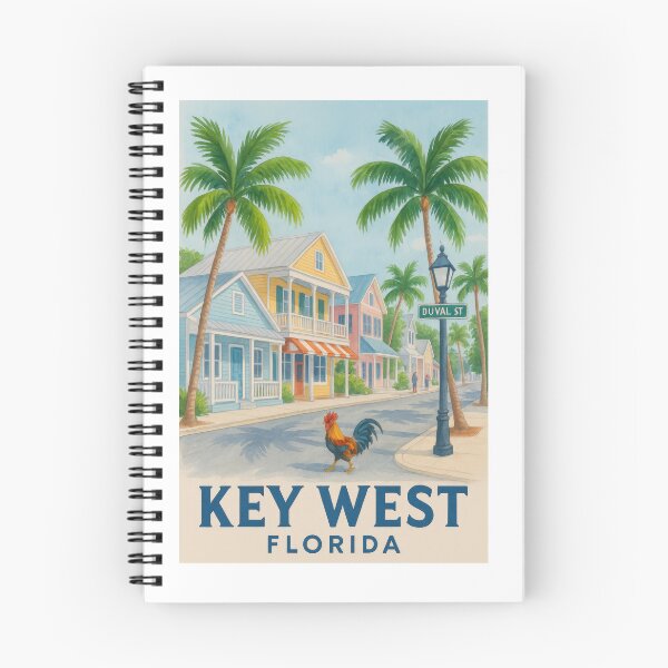 Artikelvorschau, Key West Reiseaufkleber und Reiseplakatdesign entworfen und verkauft von SusannesArtShop.