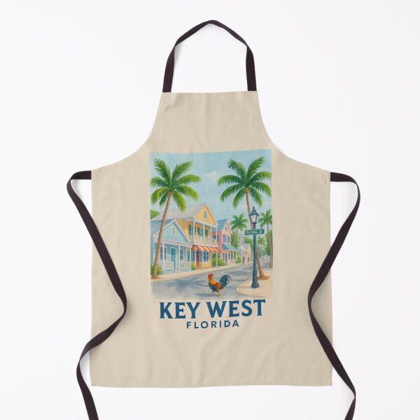 Item preview, Key West Travel Sticker and Travel Poster Design designed and sold by SusannesArtShop.