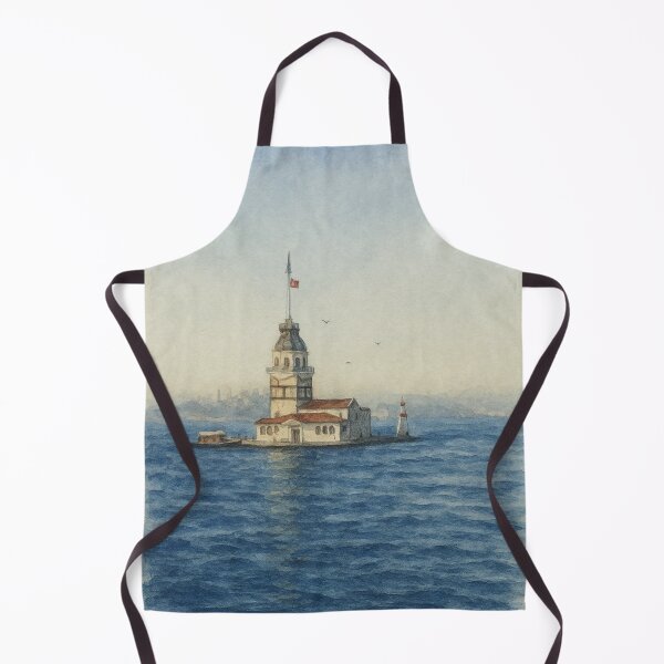 Item preview, Solitude in the Heart of the Bosphorus, The Maiden Tower - Istanbul, Turkey designed and sold by PixelPastoral.
