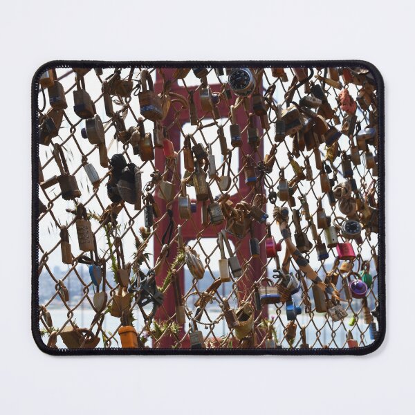 Item preview, Locks and Golden Gate Bridge designed and sold by Igor Pozdnyakov.
